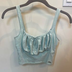Hollister teal top